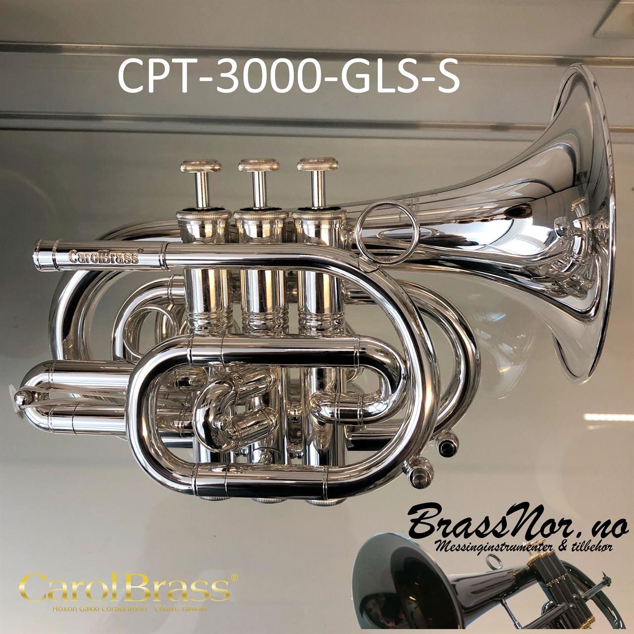 Pocket trompet CPT-3000-GLS(D)-Bb-Sølv