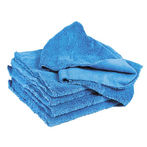 Mikrokuitu Vahaliina, sininen, reunaton - Microfiber Towel Polishing blue 40x40cm 