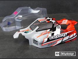 Kaross Kyosho MP9 TKI4 Nitro Oklippt Omålad