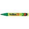 Artline 70 marker 1,5mm rund, grønn perm.