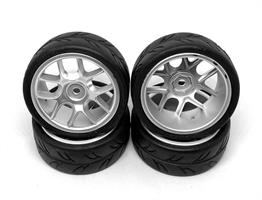 Ride 1:10 Belted 24mm FWD MSEC Silver Wheel (4)