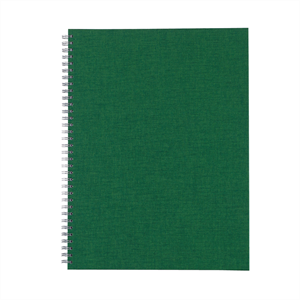 Notatbok Wire-o A4 Duo Grønn
