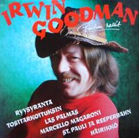 IRWIN GOODMAN: RENTUN RALLIT-KÄYTETTY LP (VG/VG+) SAFIR 1988