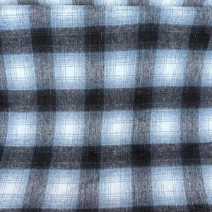 flanell Brushed Check blue/black