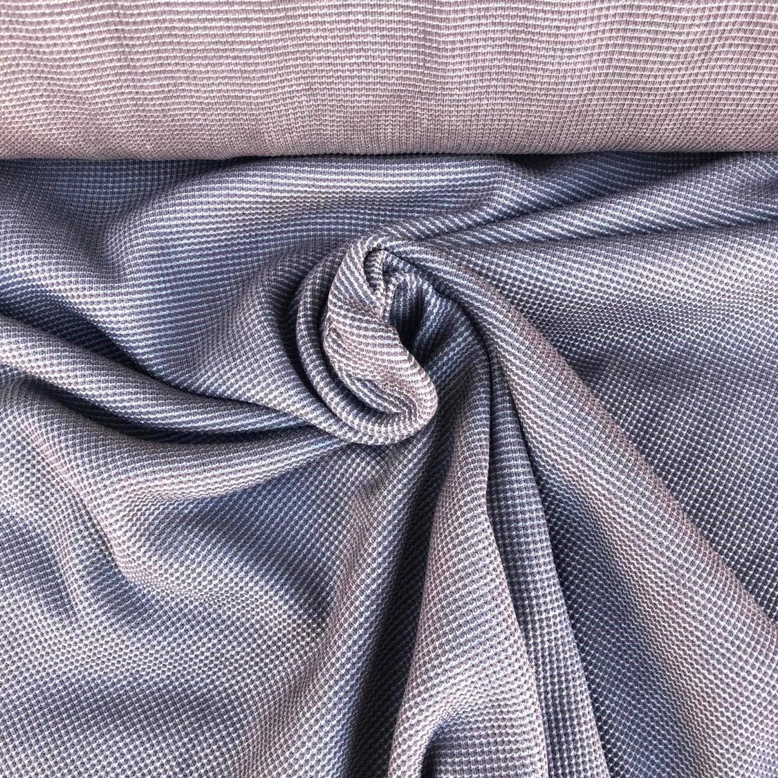 Vaffel jersey 100% cotton brown - sand
