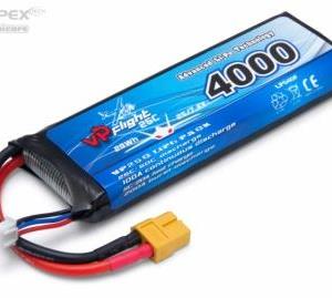 LiPo Batteri 2S 7,4V 4000mAh 25C XT60-kontakt