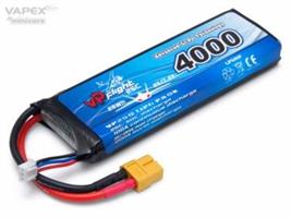 LiPo Batteri 2S 7,4V 4000mAh 25C XT60-kontakt