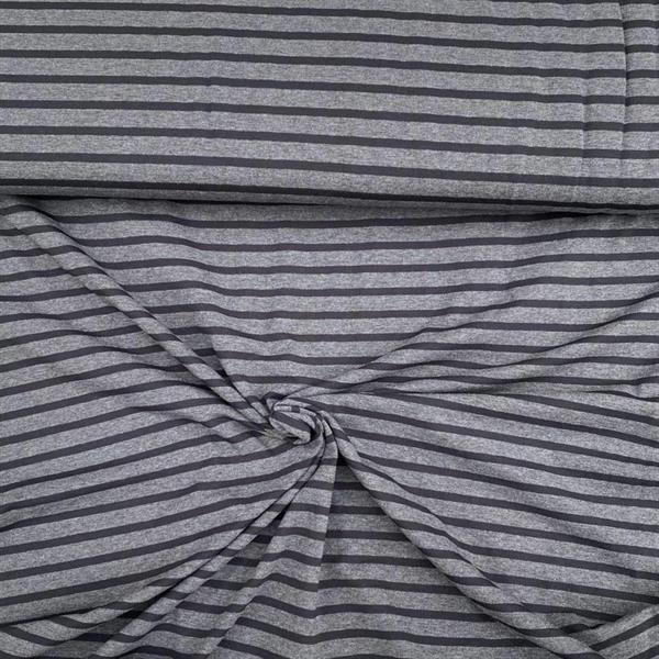 Jersey grå med mørke striper