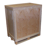 Plywoodlåda 1140 x 740 x 1200 mm inv 