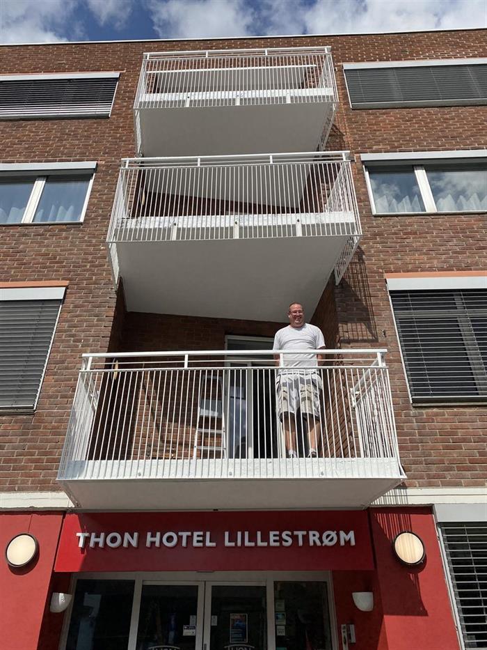 Utvendige arbeider, Thon Hotel Lillestrøm