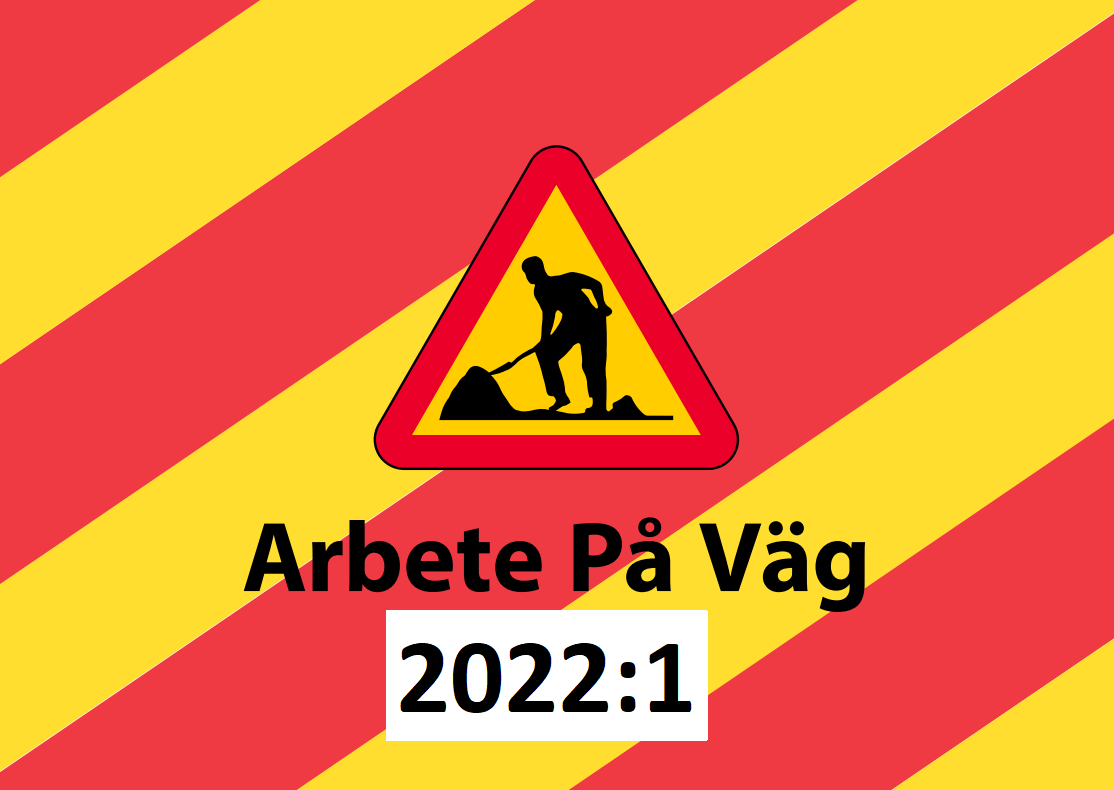 Utbildningsbok Arbete På Väg(APV) 2022:1