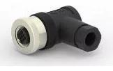 PISTOKE 90° M12 SISÄKIERRE  5-NAP  IP67 KAAPELI 4-6mm  PG 7