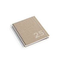 Kalender A6+ Spiral Sand - 2025