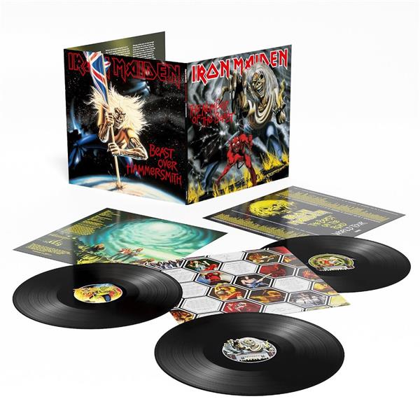 IRON MAIDEN: THE NUMBER OF THE BEAST/BEAST OVER HAMMERSMITH-40TH ANNIVERSARY 3LP