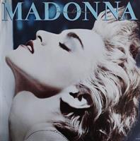 MADONNA: TRUE BLUE-KÄYTETTY LP (VG+/VG+) GERMANY 1986 ALKUP. SISÄPUSSI!