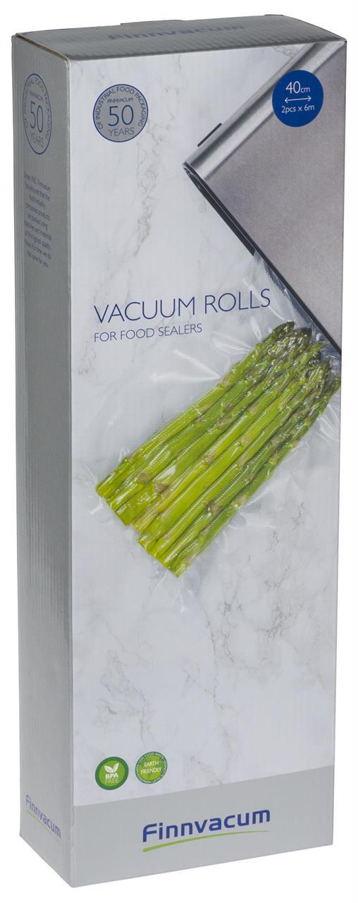 Vaccumrullar 40 cm 2 pack  x 6 mtr