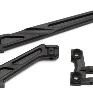 RC8B3 Chassis Braces, long (front and rear)