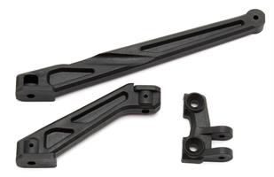 RC8B3 Chassis Braces, long (front and rear)