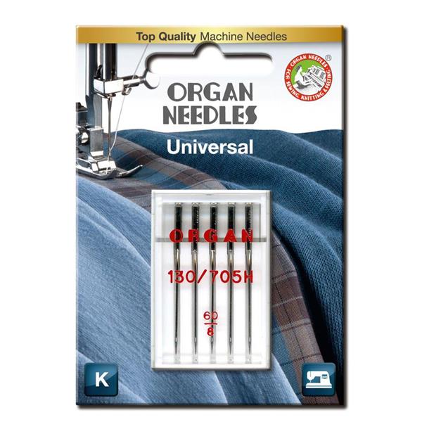 Nål Organ Universal 60, 5-pakk