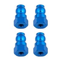 Shock Bushings, 12 mm, Blue Aluminum (4)