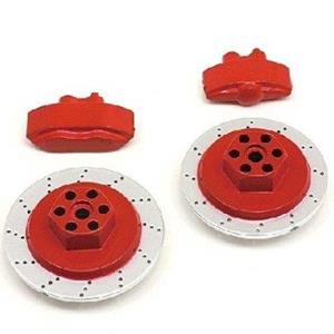 E10 Brake Disc & Caliper Set Red (2) HP33450
