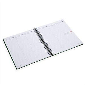 Kalender 170x200 Spiral Havblå - 2025