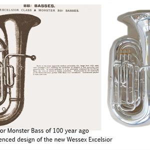 Wessex Excelsior Custom BBb tuba sølv