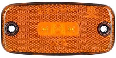 LED SIVUVALO 12-24V KELTAINEN 3,5M 111 * 52 mm + KANNAKE