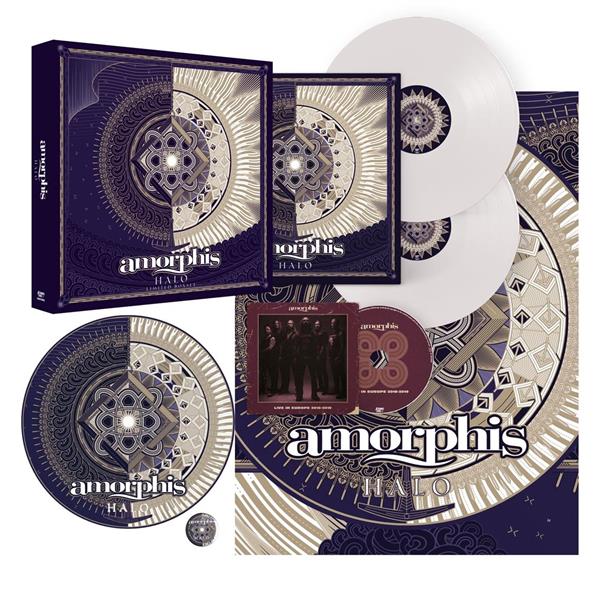 AMORPHIS: HALO-WHITE 2LP+2CD BOX SET