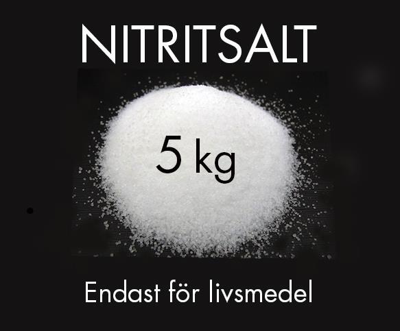 Nitritsalt 0,6% Nitrit 99,4% NaCl 5kg Välj mängd. 