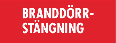 "Branddörrstängning"