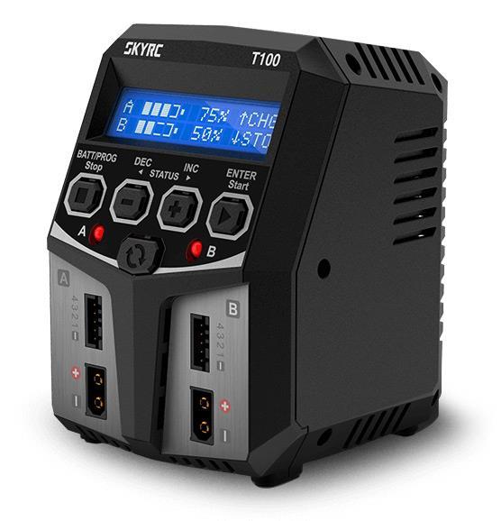 SkyRC T100 Charger 240VAC 0,1-5A 2x50W