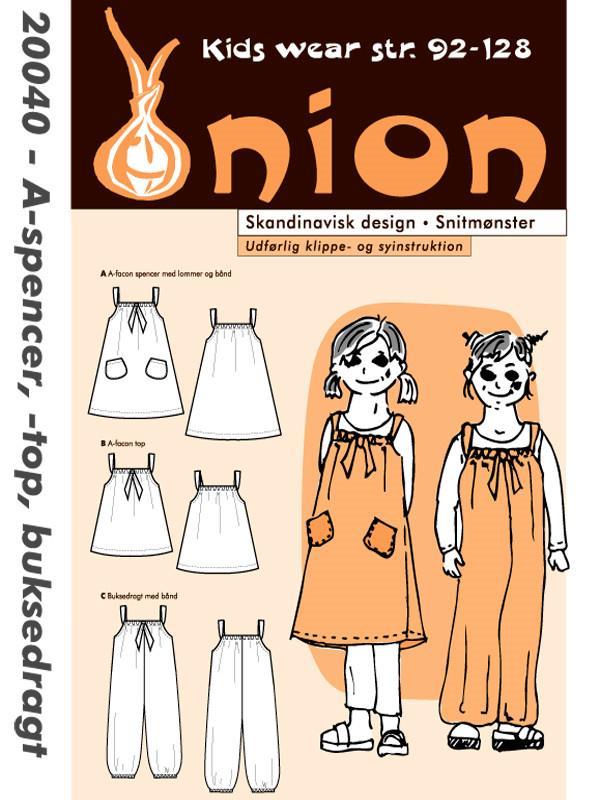 Onion: A-spencer, A-topp og buksedrakt 20040