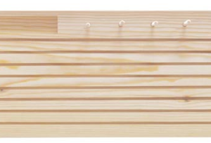 Linjalställ i trä 48x15x2.5 cm