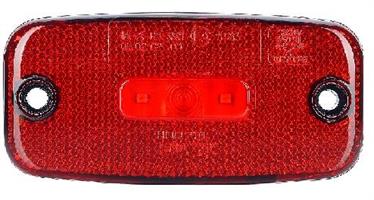 LED TAKAÄÄRIVALO 12-24V PUNAINEN 5M 111 * 52 mm