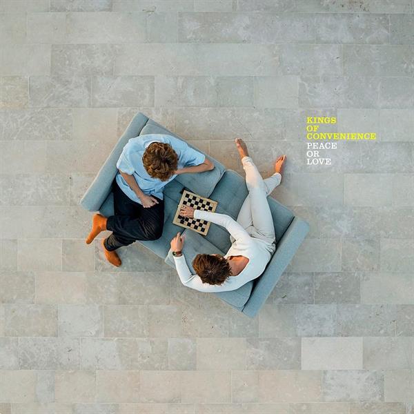 KINGS OF CONVENIENCE: PEACE OR LOVE-TRANSPARENT WHITE LP