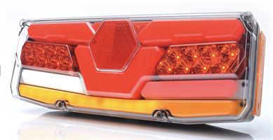 LED-TAKAVALO 350*131*81mm LIUKUVILKULLA OIKEA SIVUVALOLLA 2M KAAPELILLA 