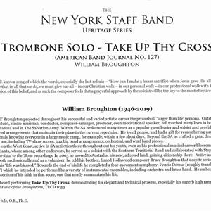 TAKE UP THY CROSS - Trombone Solo