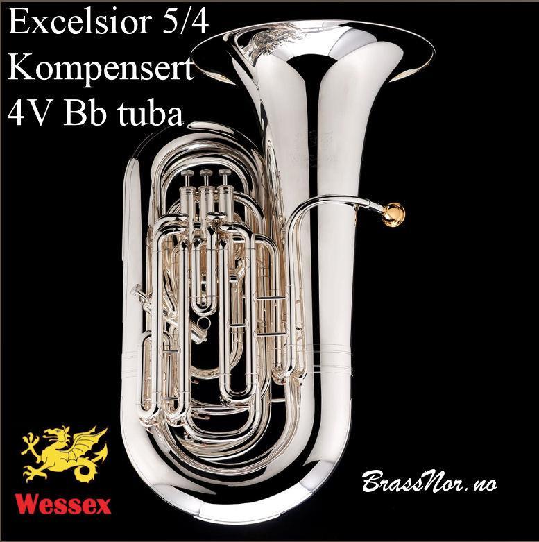 Wessex Excelsior Custom BBb tuba sølv