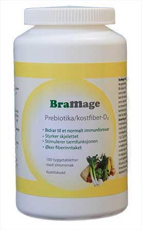 BraMage Prebiotika/kostfiber-D3