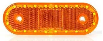 WAS LED-SIVUVALO 12-24V 5M KAAPELILLA 114x40mm