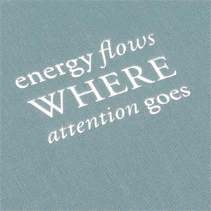 Bok med preg - Energy flows where attention goes