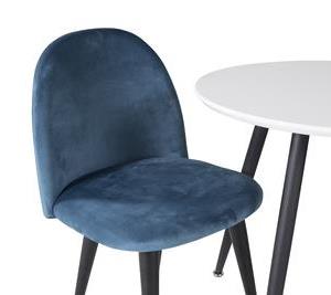 Velvet stol XXS blå sammet