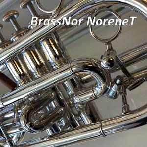 *BrassNor NoreneT Bb kornett sølv (skade)