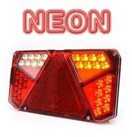 WAS LED-TAKAVALO VASEN ''NEON'' 242 * 134 * 35 mm 2 M KAAPELILLA ( REKISTERI VALOLLA )