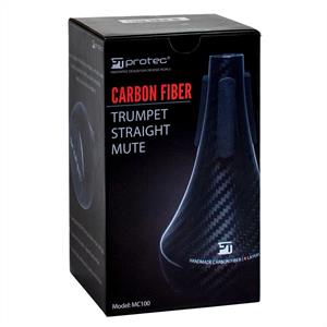 PROTEC Mute Trumpet MC-100 Straight, Carbon Fiber