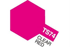 Sprayfärg TS-74 Clear Red (Gloss) Tamiya 85074