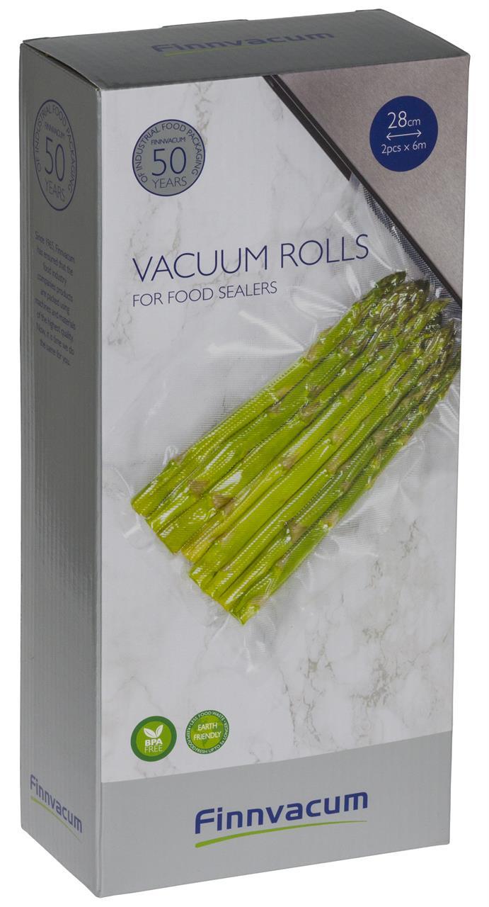 Vaccumrullar 28 cm 2 pack  x 6 mtr