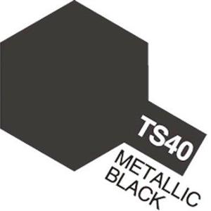 Sprayfärg TS-40 Metallic Black Tamiya 85040
