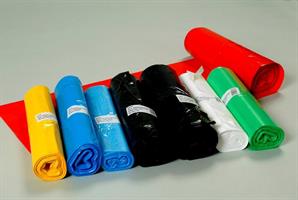 Roskapussi 30L, musta, LD, 510/700/0,012, 100 kpl/rll, 20 rll/ltk